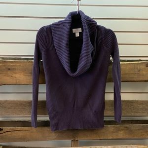 Purple Ann Taylor turtleneck long sleeve